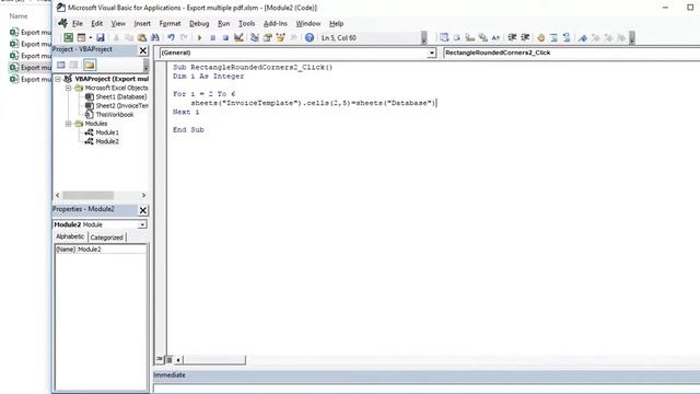 The Power of Excel VBA Generate multiple PDF files using invoice list and template - All Video Part смотреть онлайн