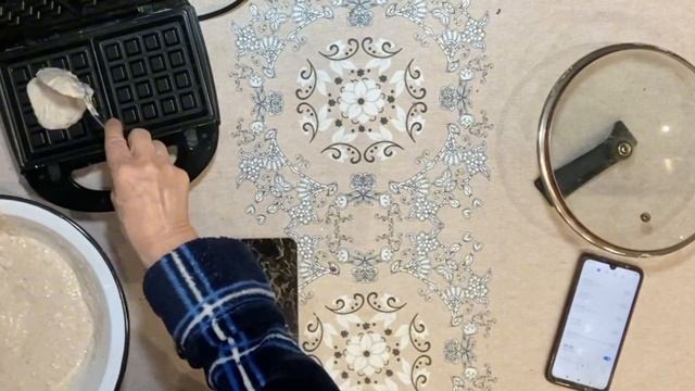 Венские вафли без яиц, сахара и масла. Рецепт.