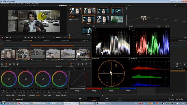 Davinci Resolve 10 видео обзор 4 (contrast ) смотреть онлайн