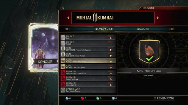 Mortal Kombat 11 premium shop 1/4/2023 bundles, skins, gear, brutalities and more. смотреть онлайн