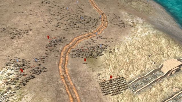 Фермопилы. Историческое сражение для мода Hybris (Rome: Total War: Barbarian Invasion) смотреть онлайн