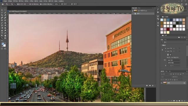 [포토샵강좌] Photoshop V22.0 '하늘 대체'기능 смотреть онлайн
