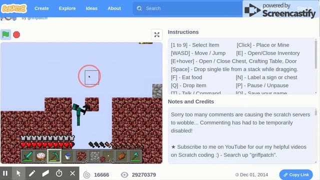 Paper Minecraft v11.3 (Minecraft 2D) on Scratch (adventure in the nethier смотреть онлайн