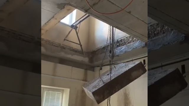 Алмазная резка проёма в плите перекрытия смотреть онлайн