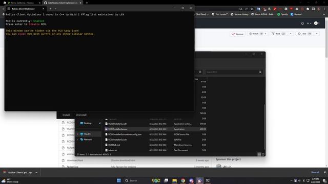 [RCO] Roblox Client Optimizer Installation!