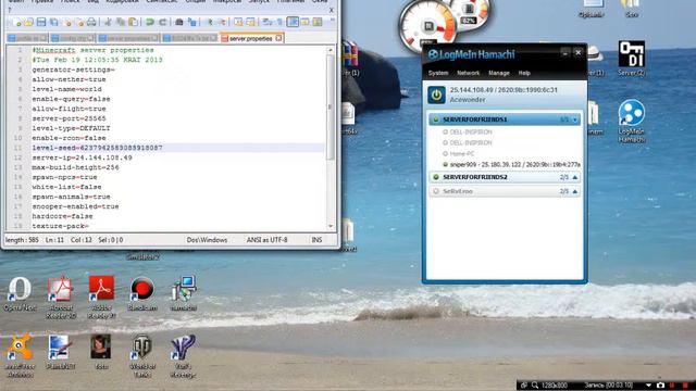 Как создать сервер майнкрафт??? смотреть онлайн
