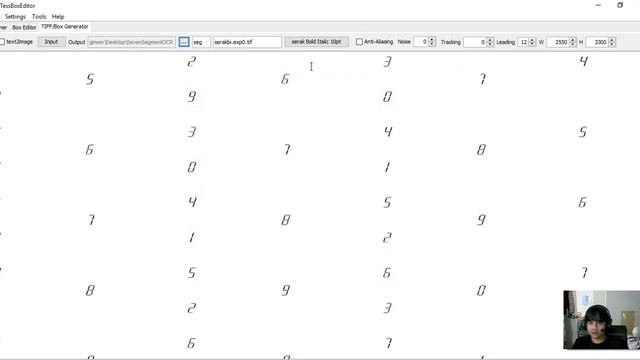 Tesseract OCR - Create Trained data for Seven segment (Sample) смотреть онлайн