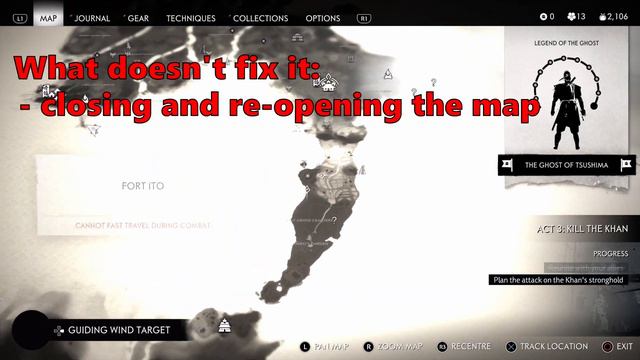 Cannot fast travel during combat bug (fixed) GHOST OF TSUSHIMA смотреть онлайн