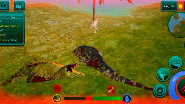 The Cursed Isle Pvp рекс против спино барика и троо#thecursed #тирекс