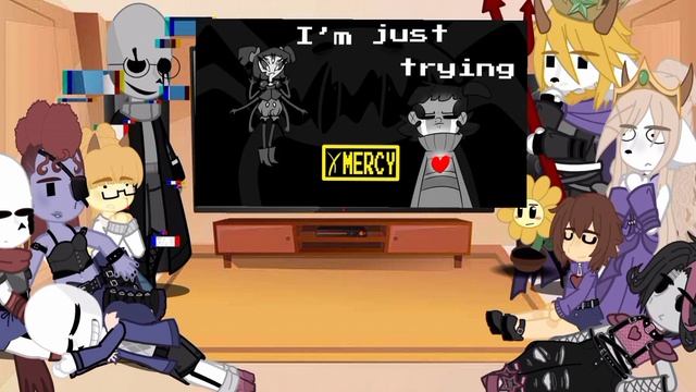 Undertale react to....//angst//Aware Papyrus//K.C смотреть онлайн