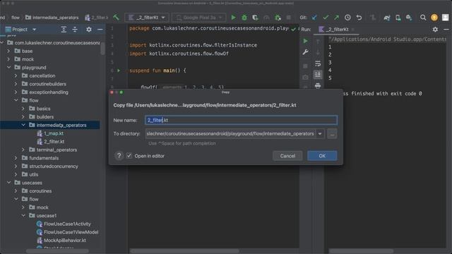 map, filter, take, drop, transform, withIndex, dictinctUntilChanged | Kotlin Flow for Android Dev смотреть онлайн