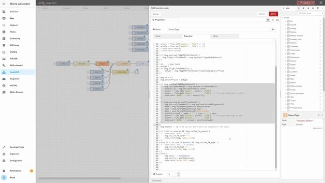 Announce overhead flights using FlightAware and NodeRed смотреть онлайн