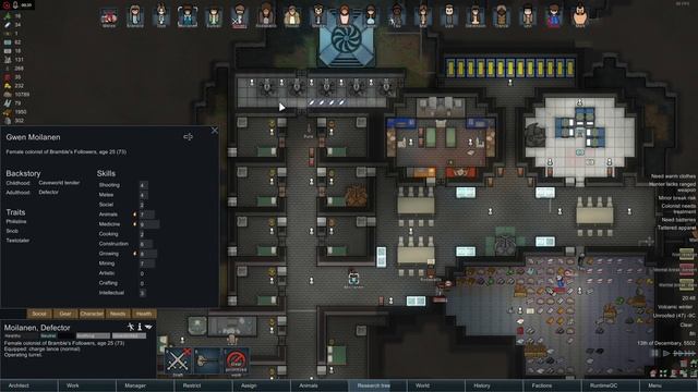 When your Bionized Scyther Blade Super Soldier goes berserk - Rimworld смотреть онлайн