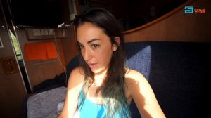 Американка едет на поезде в Санкт-Петербург + Комментарии иностранцев