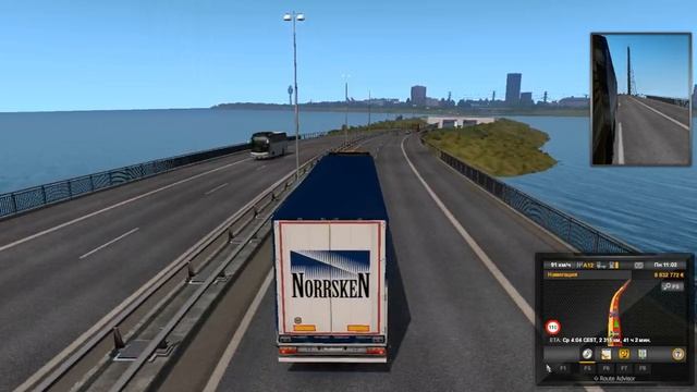 ЕТС-2 1.37. Мост Швеция/Дания (Мальмё-Копенгаген) смотреть онлайн