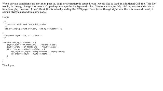 Wordpress: How To Add CSS Style Sheet Dynamically In Wordpress? (2 Solutions!!)