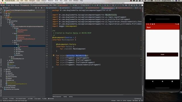 Injeção de Dependência com Dagger 2 no Android (Projeto com MVVM e Navigation Component) смотреть онлайн