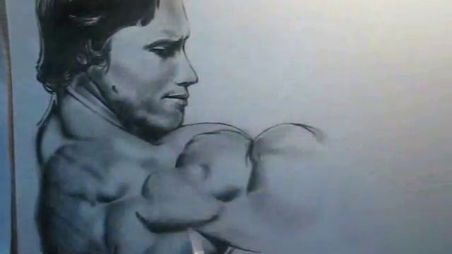 arnold schwarzenegger speed drawing смотреть онлайн