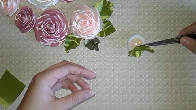 МК Шикарное панно с розами + обзор пресс-формы для изготовления листиков/DIY 3D panel with roses смотреть онлайн