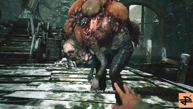 Resident Evil 8 Village - being chased by a big baby (Donna Beneviento & Moreau Boss Fights) смотреть онлайн