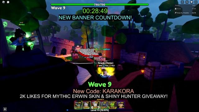 [CODE] MAX LVL. NEW MYTHIC EVO KENPACHI MANIAC STUNS! SHOWCASE ANIME ADVENTURES TD ROBLOX смотреть онлайн