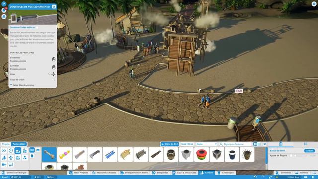 ESSE BRINQUEDO É MUITO DOIDO | Planet Coaster #2 смотреть онлайн