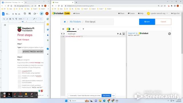 First Steps - Python смотреть онлайн