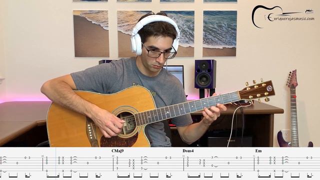 Don't Wanna Know - Maroon 5 (Fingerstyle Guitar Cover with Tabs) смотреть онлайн