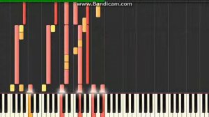 John Newman – Love Me Again piano tutorial {Synthesia}