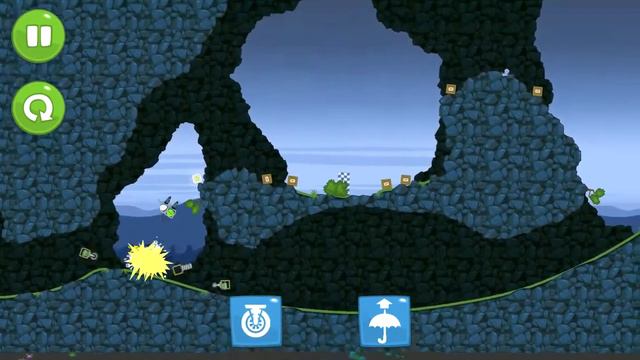 Bad Piggies Flight in the night level 4-32 solution 3 étoiles смотреть онлайн