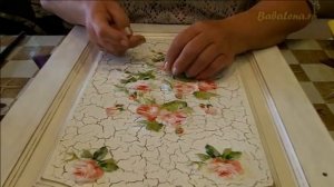 Декупаж мебели из ламинированной ДСП. Шаг 2. Часть 1.