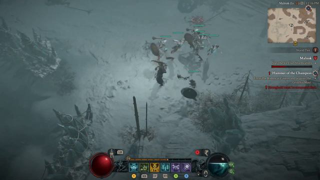 Malnok Stronghold Walkthrough | Diablo 4 Gameplay | Necromancer Playthrough - Part 42 смотреть онлайн
