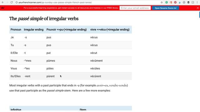 Q&A Sunday: How to Use The Passé Simple – French Past Tense? смотреть онлайн