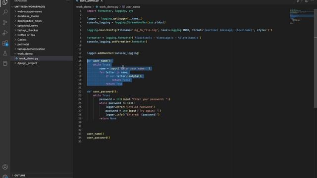 Python Logging смотреть онлайн