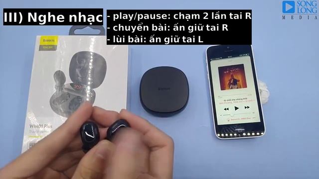 Hướng dân sử dụng và reset tai nghe Baseus WM01 Plus смотреть онлайн