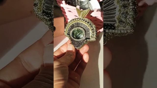 Заколка-кулон 