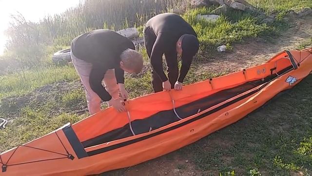 Сборка каркасно-надувной байдарки Neris смотреть онлайн