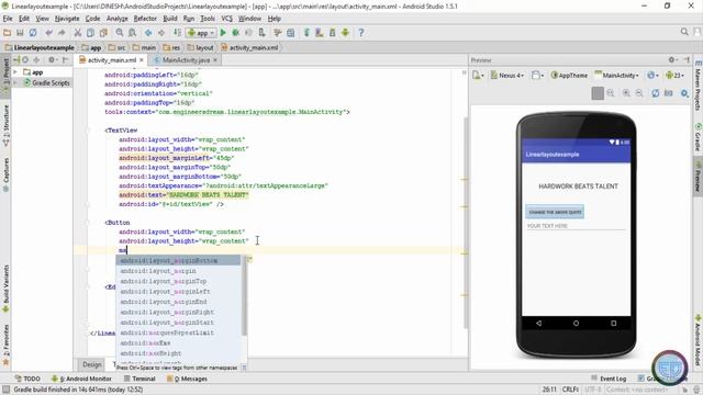 18. WHAT IS MARGIN IN ANDROID | DETAILED EXPLANATION | ANDROID APP DEVELOPMENT смотреть онлайн