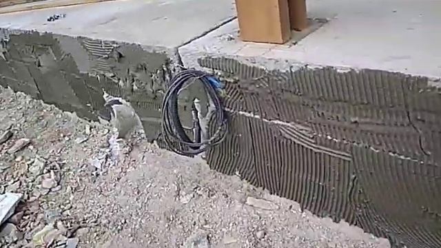 Как заштукатурить цоколь чтобы штукатурка не отлетела. смотреть онлайн