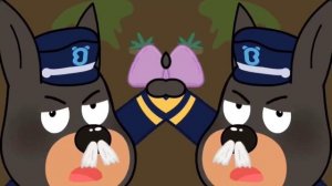 Detective Sheriff Labrador | Reversed Video | Sheriff Papillon VS Officer Doberman