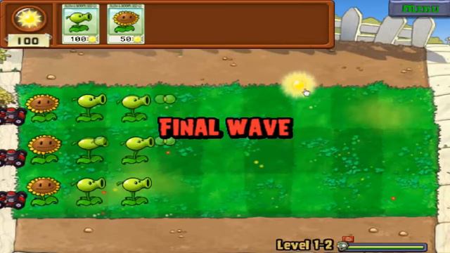 Онлайн игра Растения против зомби - геймплей смотреть онлайн