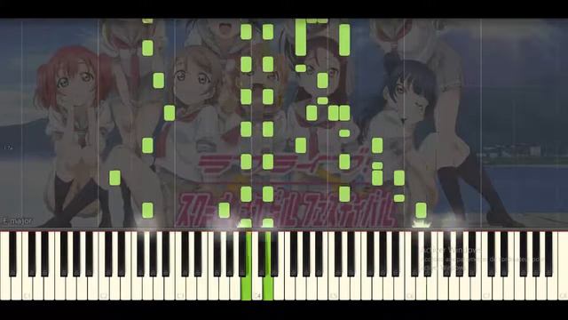Love Live! School Idol Festival BGM Medley-anime piano cover+midi-(Synthesia)-HD смотреть онлайн