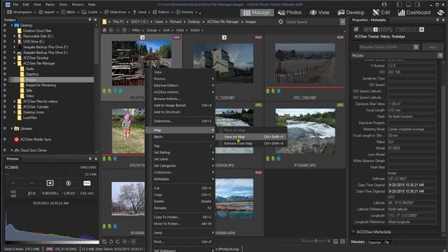 ACDSee Photo Studio Ultimate 2020 Manage Mode Tutorial