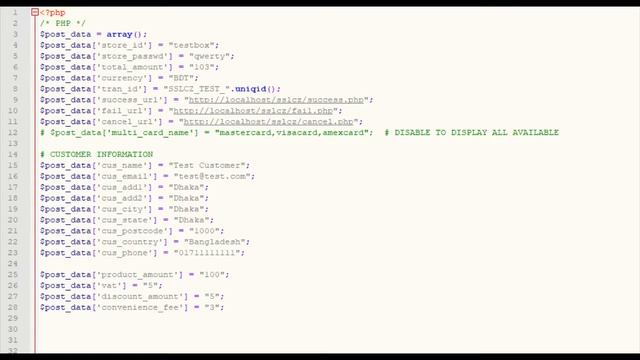 SSLCOMMERZ Payment Gateway Integration in PHP Part 1 смотреть онлайн
