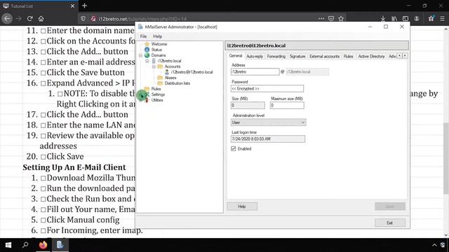 Install and Setup hMailServer E Mail Server смотреть онлайн