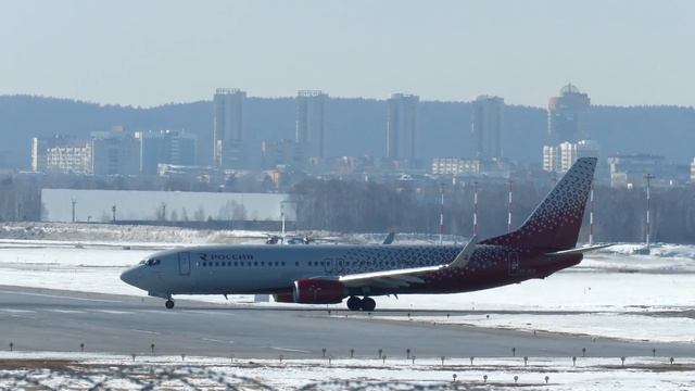 Boeing 737-8LJWL авиакомпания «Россия» номер VP-BOA смотреть онлайн