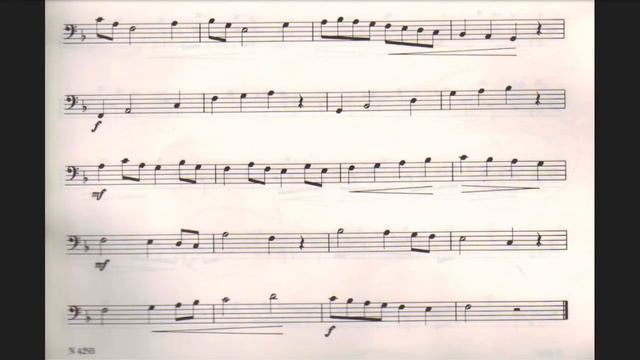 40 Progressive Trombone Etudes Sigmund Hering N° 7 смотреть онлайн