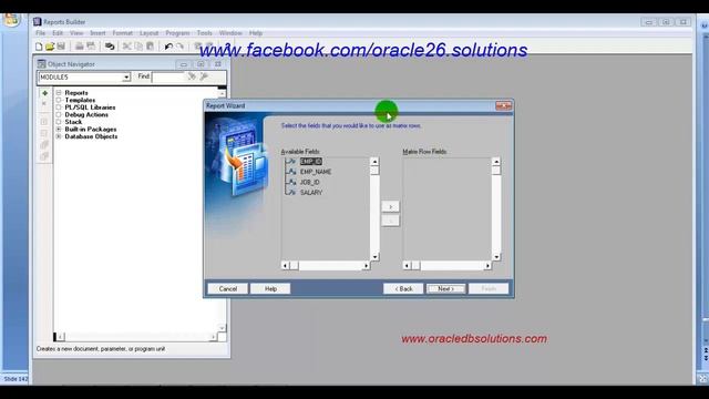 Oracle Reports | How To Develop A Simple Matrix Report | Bangla R-26 смотреть онлайн