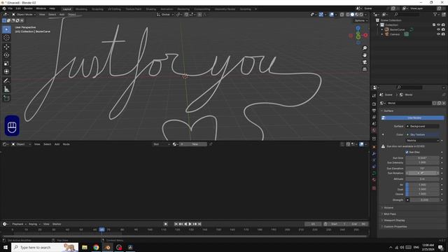 Blender Tutorial: How To Make and Animate Handwriting in Blender. смотреть онлайн