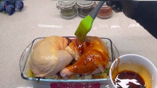 Куриные окорочка с овощами/ очень лёгкий и быстрый рецепт ??? смотреть онлайн